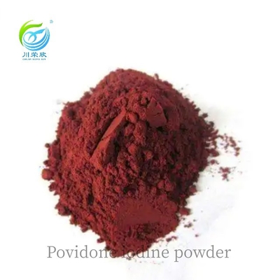 Povidone-iodine powder for disinfection and sterilization 10% CAS 25655-41-8 C6H9I2NO SGS strength factory